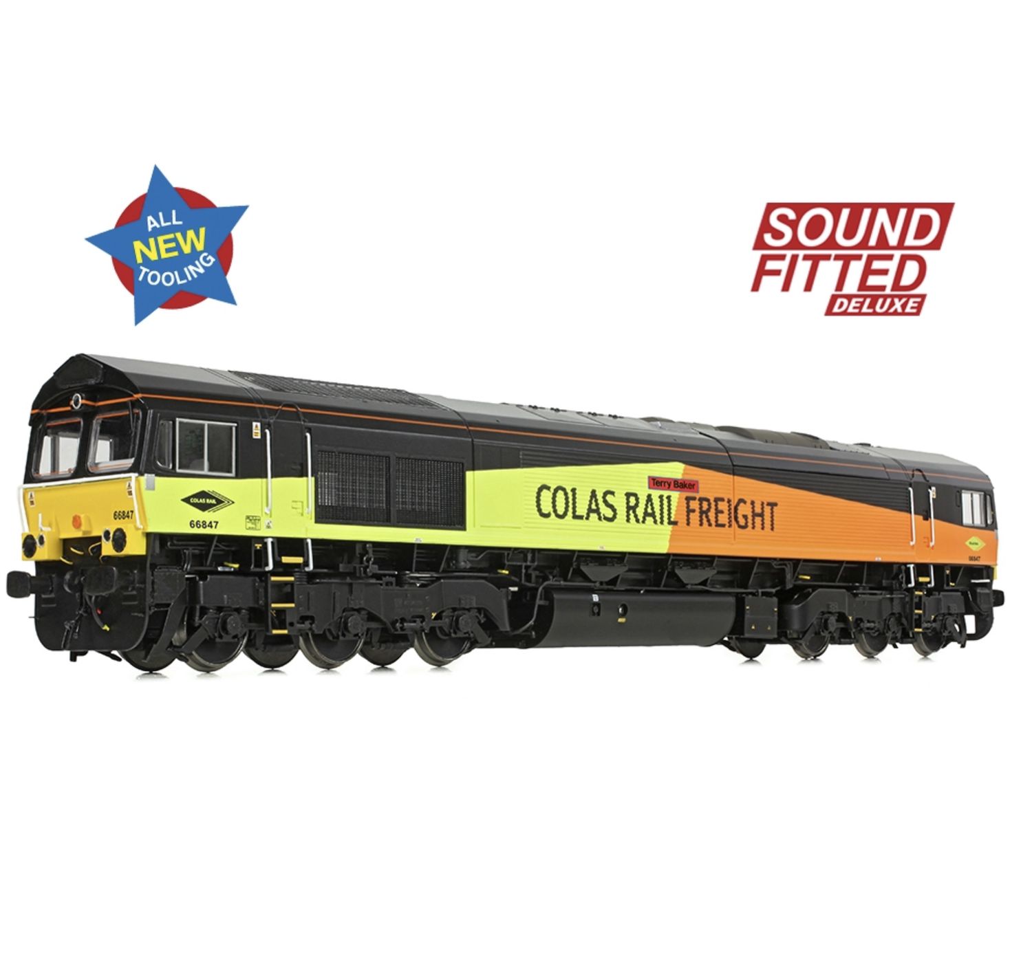 Bachmann 50-004 OO Gauge Class 66/8 'Terry Baker' Colas Rail Freight