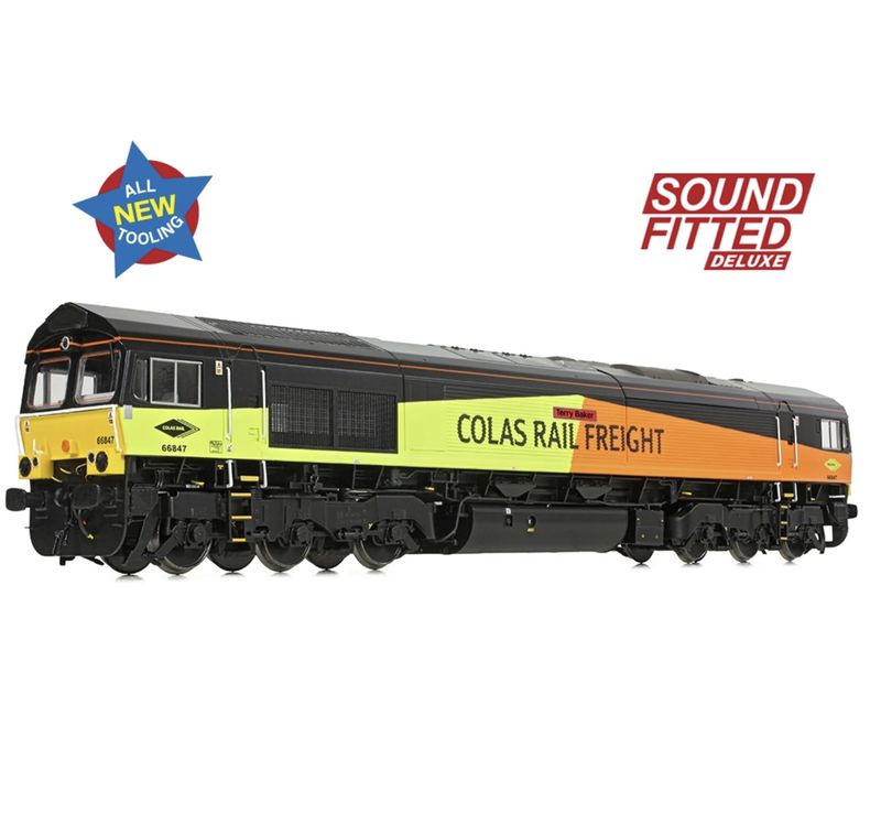 Bachmann 50-004 OO Gauge Class 66/8 'Terry Baker' Colas Rail Freight