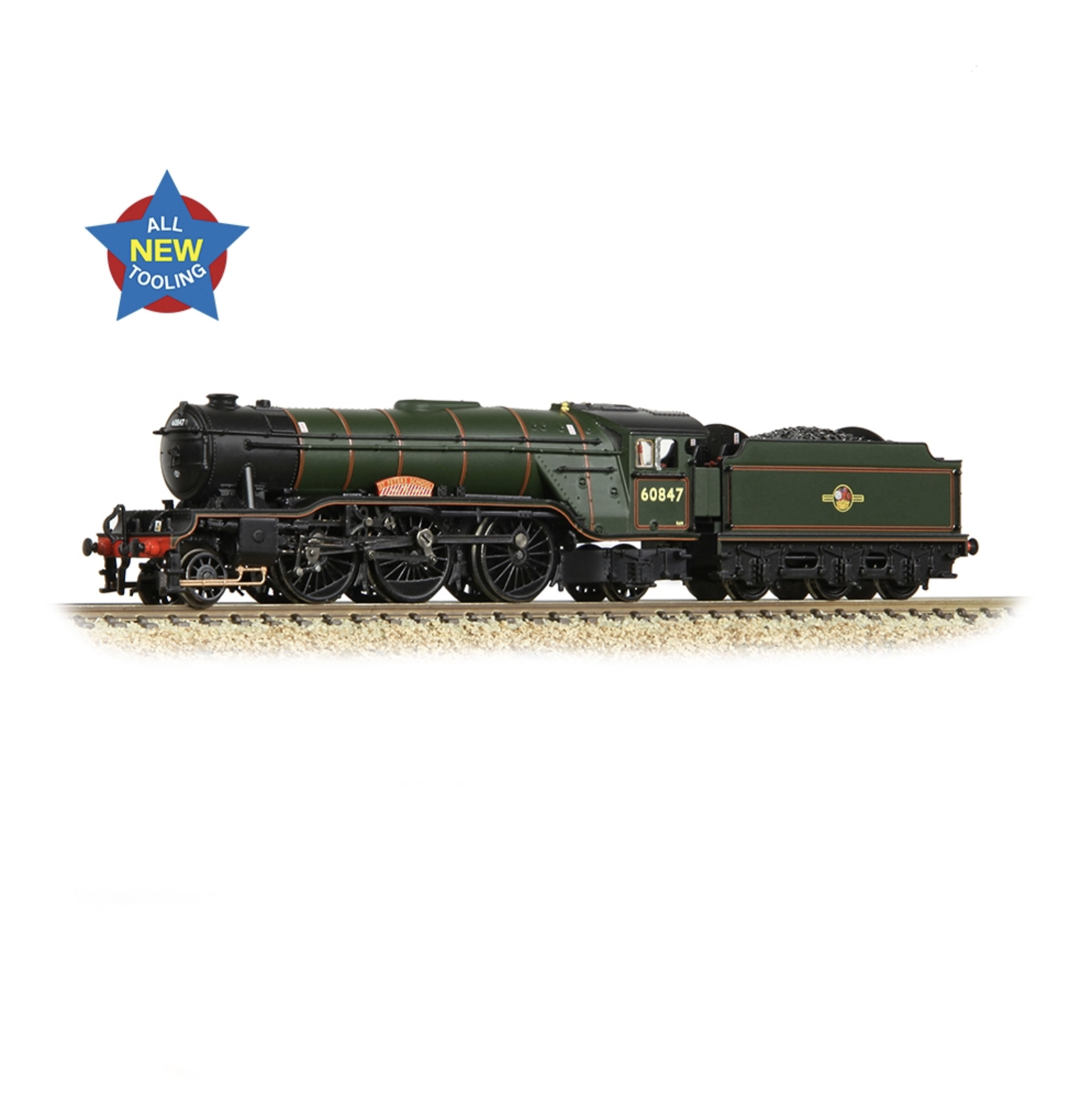 Graham Farish 372-614 N Gauge LNER V2 'St Peter's School' BR Lined Green (Late C img