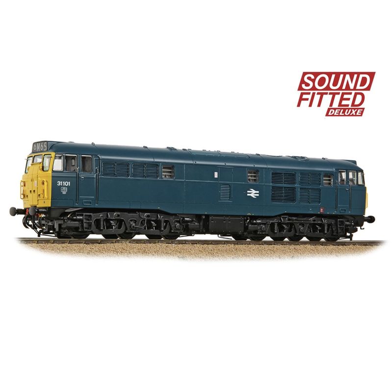 Bachmann 35-804SFX OO Gauge Class 31/1 BR Blue (Sound Fitted Deluxe)