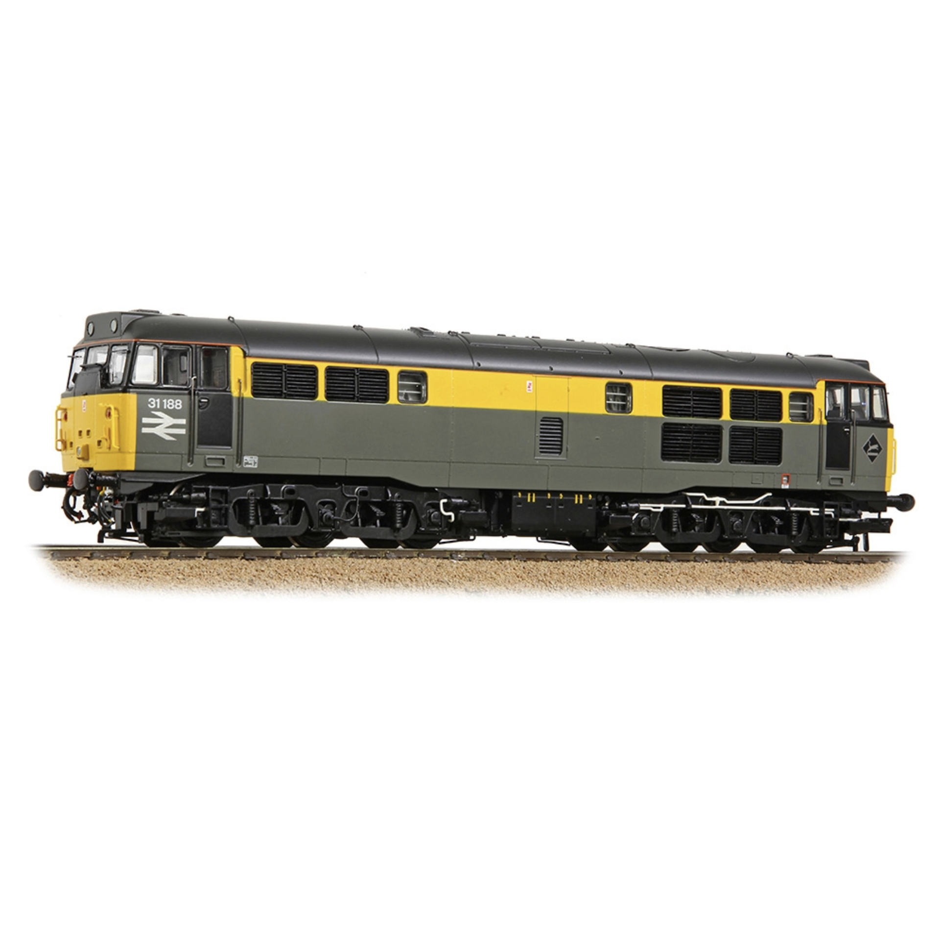 Bachmann 35-822 OO Gauge Class 31/1 Refurbished BR Engineers Grey & Yellow img