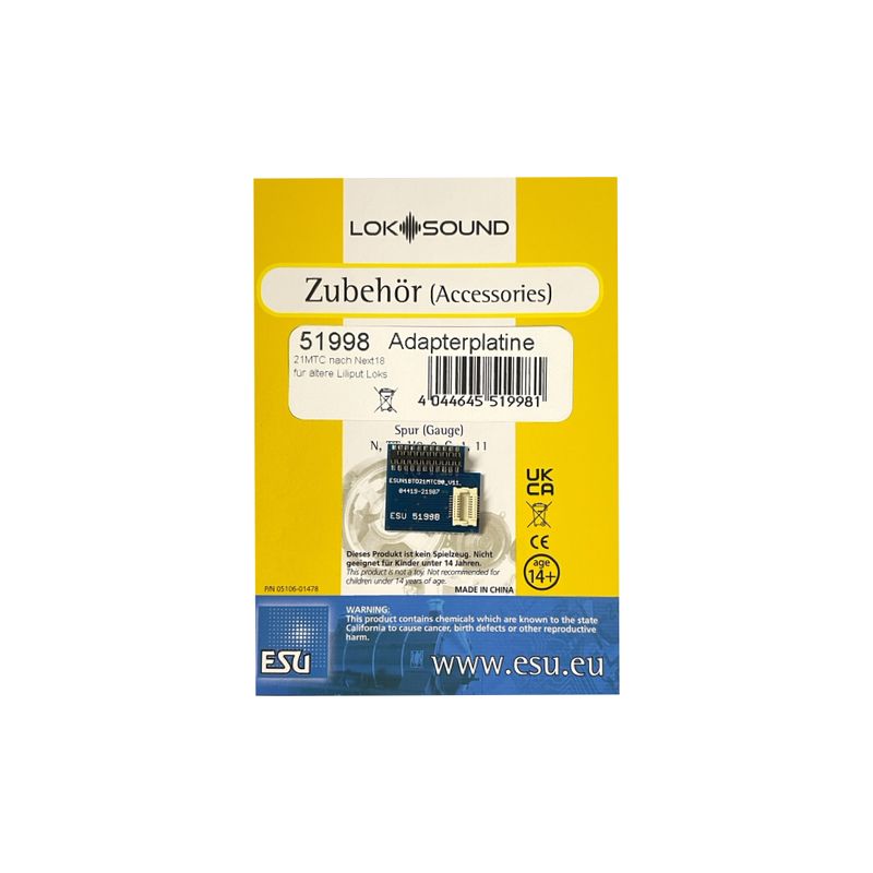 ESU 51998 Adapter Board 21MTC to Next18