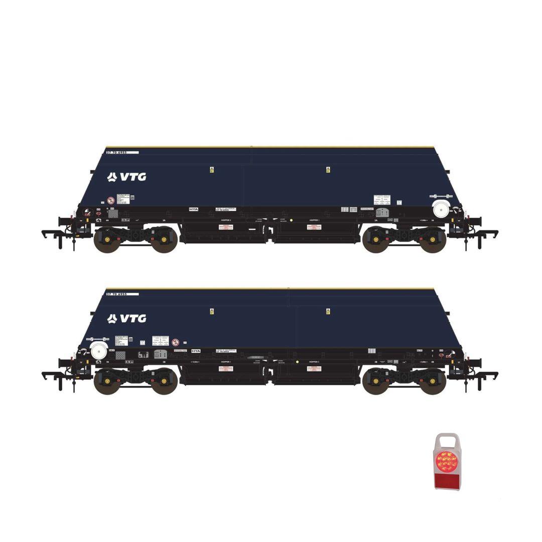 Accurascale ACC3147 OO Gauge Cutdown HYA ex-Biomass - Blue/Black with VTG branding (Pack 1)