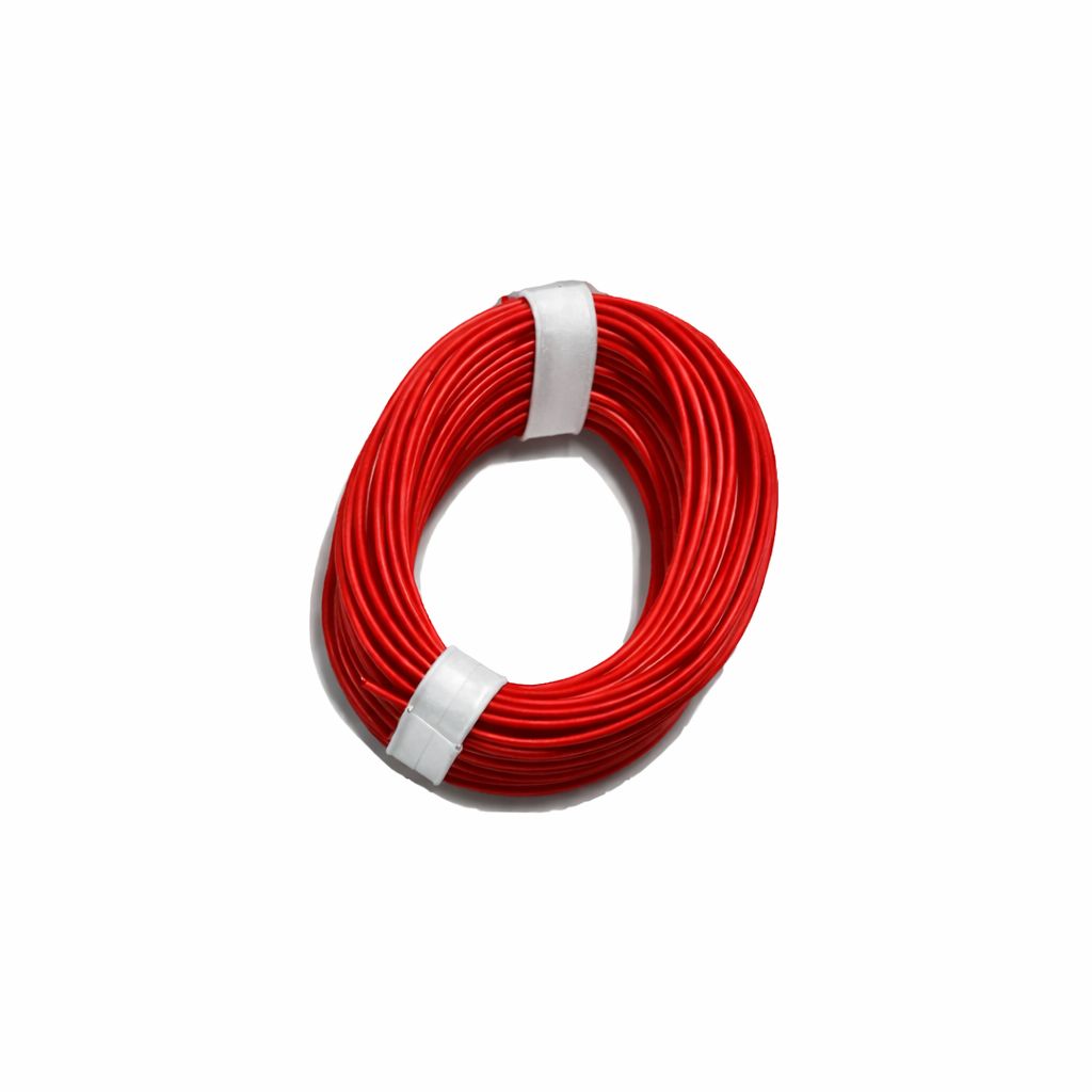 Expo 10 Metre Roll Of 18/0.1mm Wire (Great For Droppers), Please Select Colour: Red