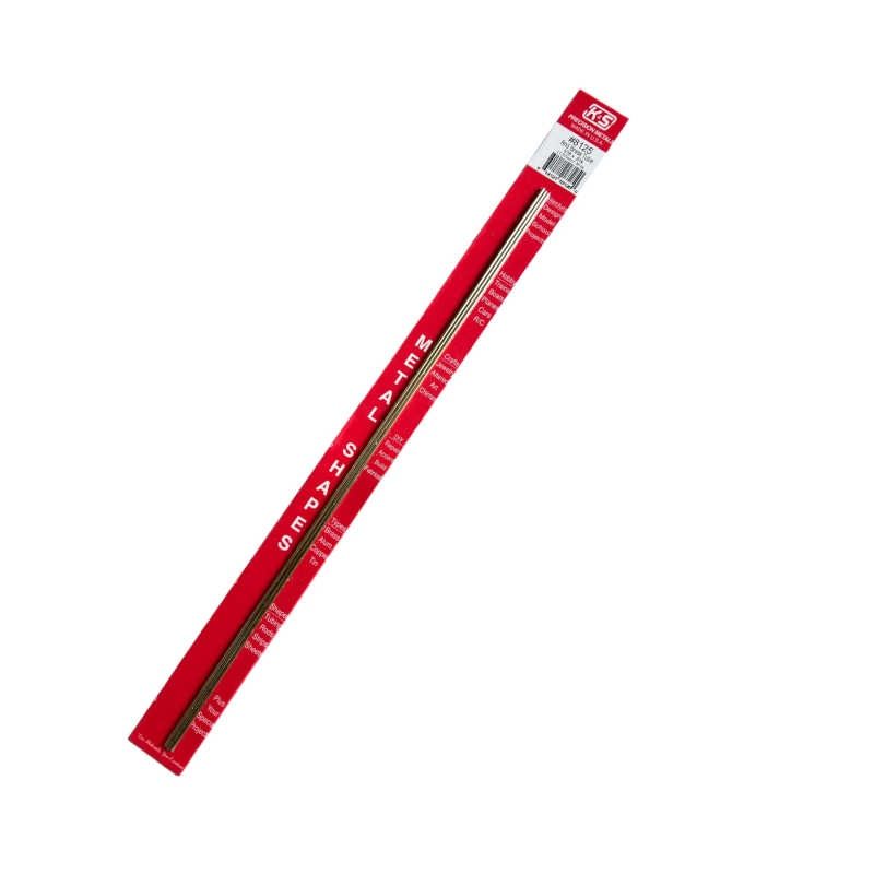 K &amp; S Metals Round Brass Tube (All Sizes), Select Profile Size: 8125 1/16" 1.59mm