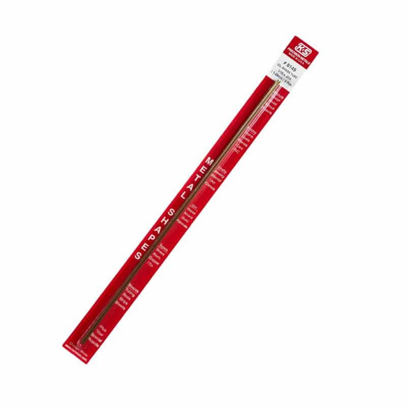 K &amp; S Metals Square Brass Tube (All Sizes), Select Profile Size: 8149 1/16 x 0.14 (1.59mm)