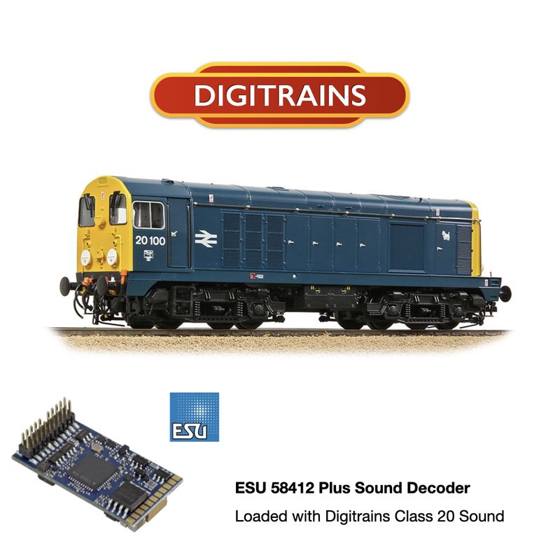 ESU V5 Sound Decoder for Bachmann Class 20 Plux22