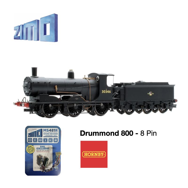 Zimo MS Sound Decoder For Hornby Drummond 700 8 Pin