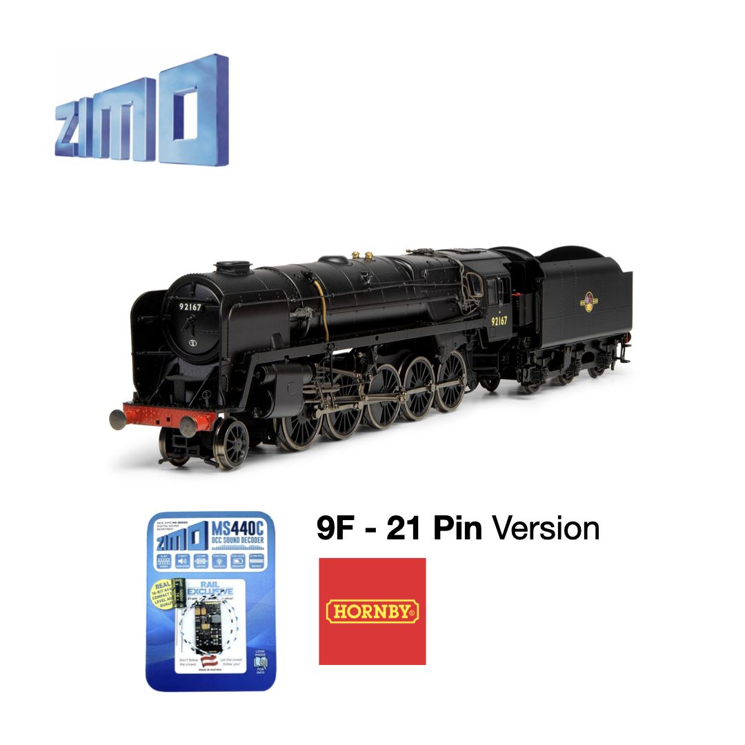 Zimo MS Sound Decoder For Hornby BR 9F 21 Pin