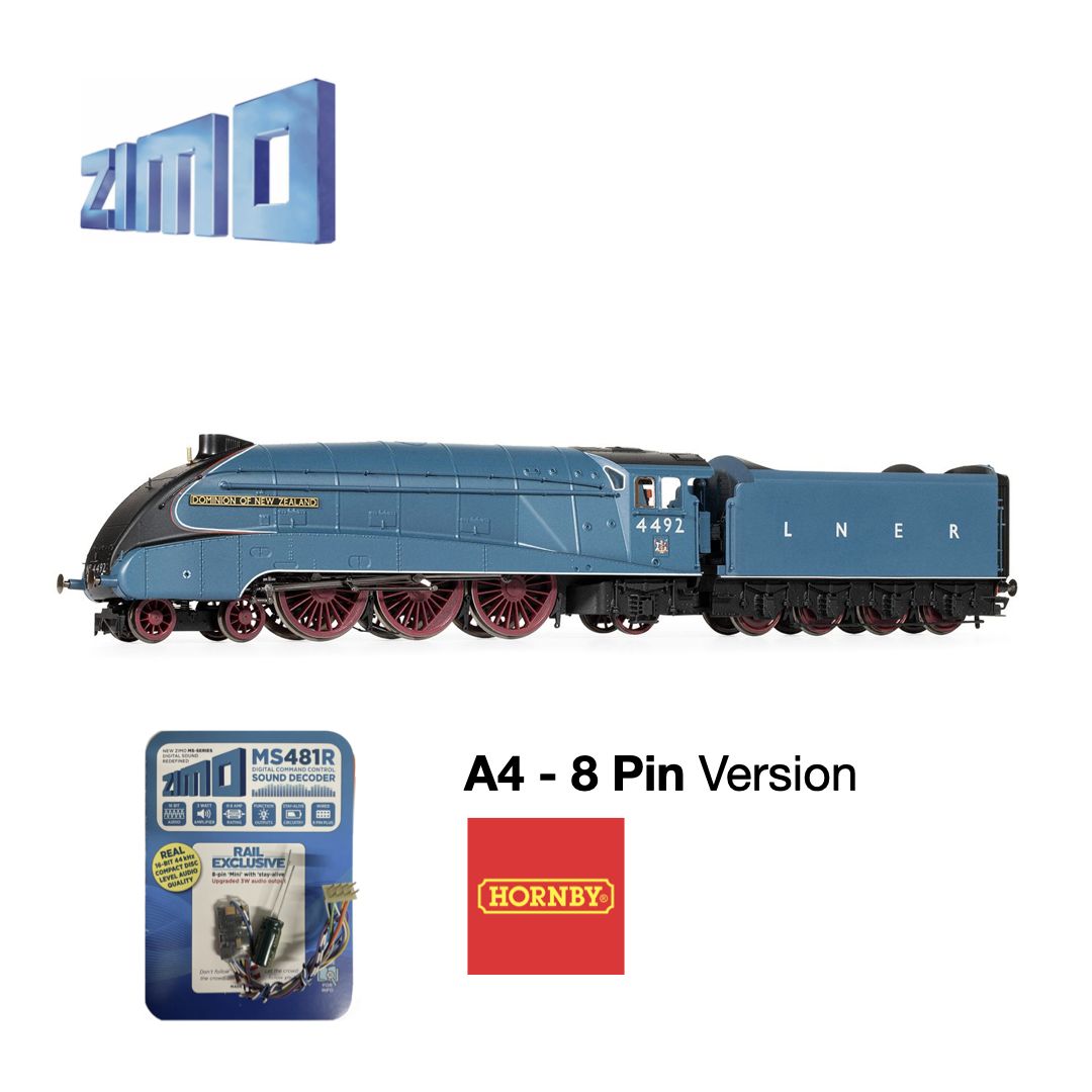 Zimo MS Sound Decoder For Hornby Class A4 8 Pin