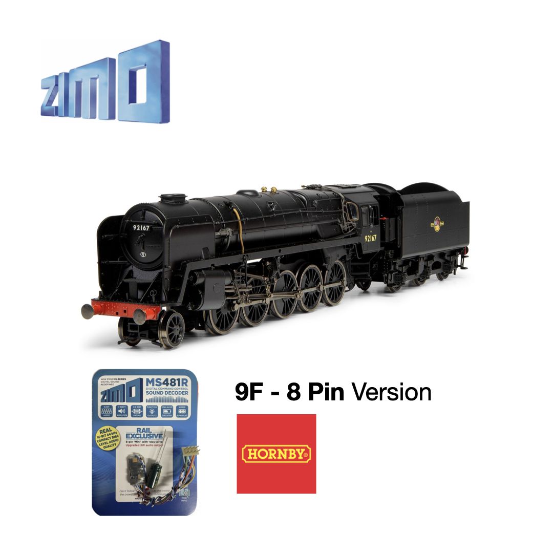Zimo MS Sound Decoder for Hornby BR 9F 8 Pin
