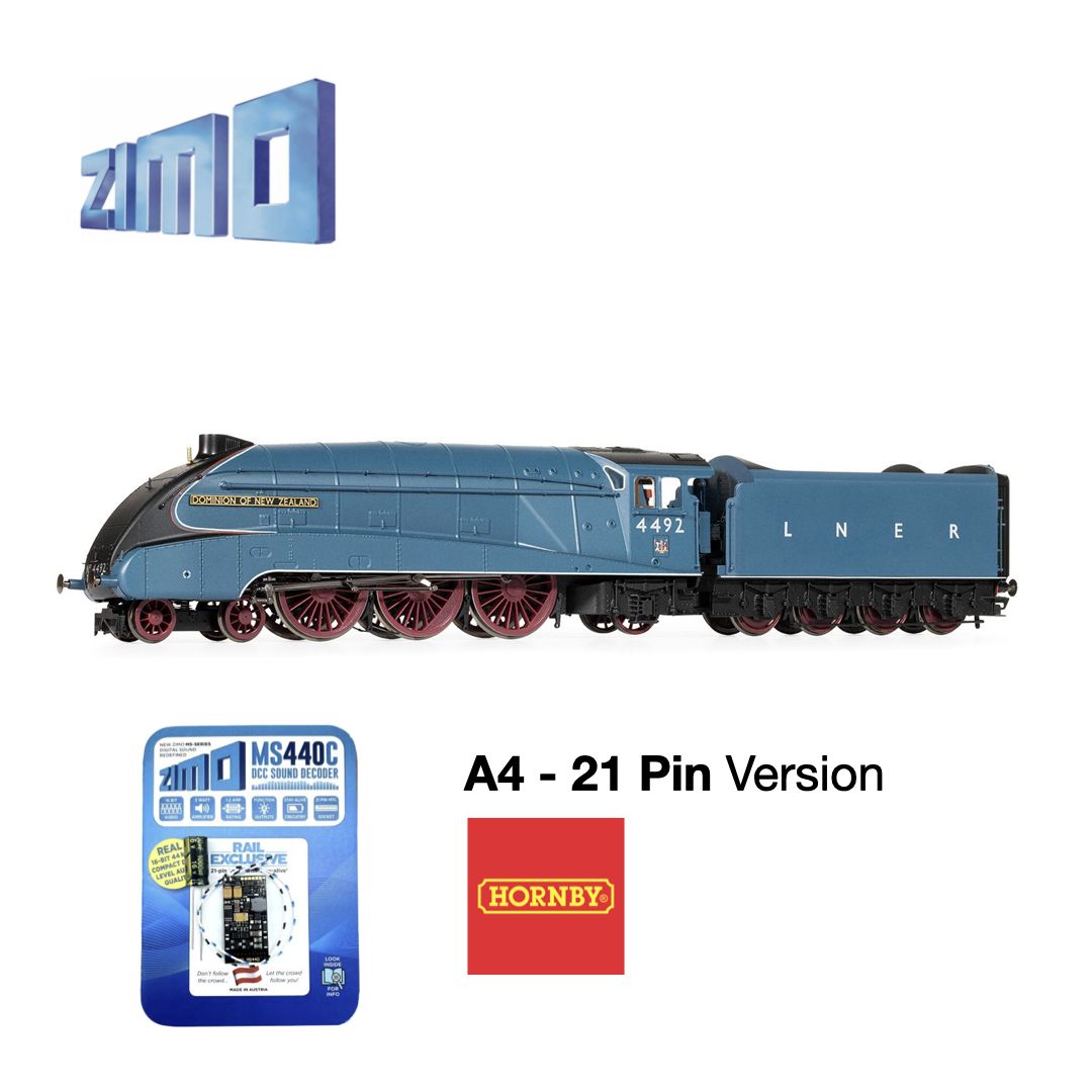 Zimo MS Sound Decoder For Hornby LNER A4 21 Pin