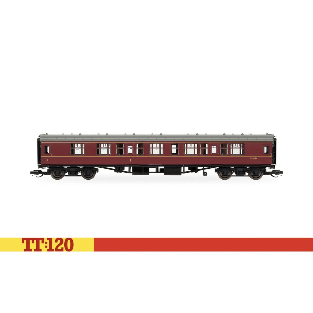 Hornby TT4001B TT Gauge Hornby BR MK1 Composite Corridor Coach