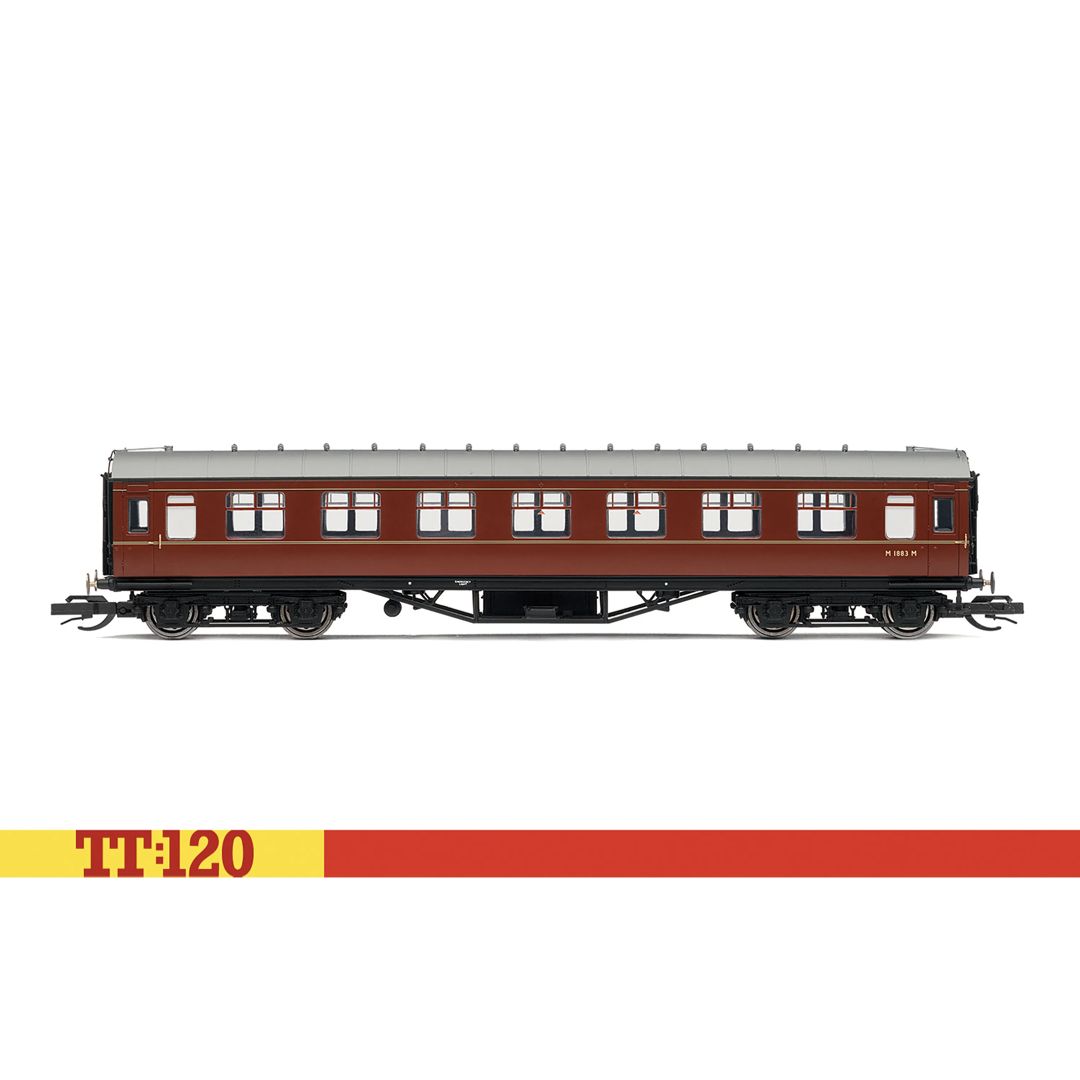 Hornby TT4033A TT Gauge BR 57' Corridor Third Class Coach