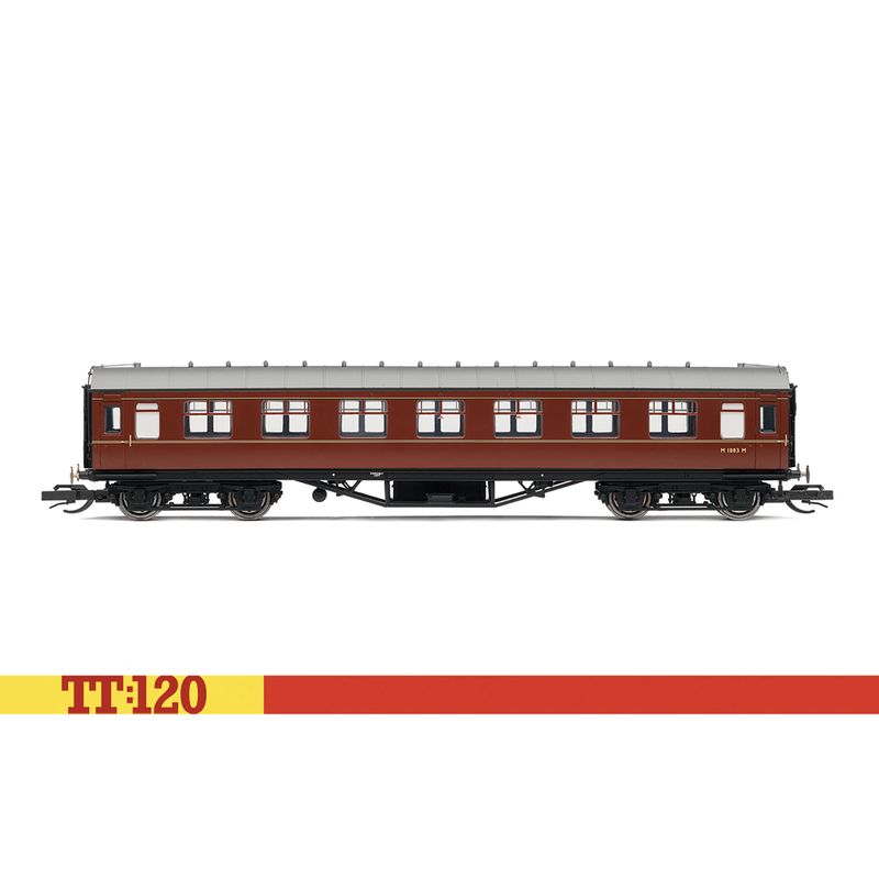 Hornby TT4033A TT Gauge BR 57' Corridor Third Class Coach