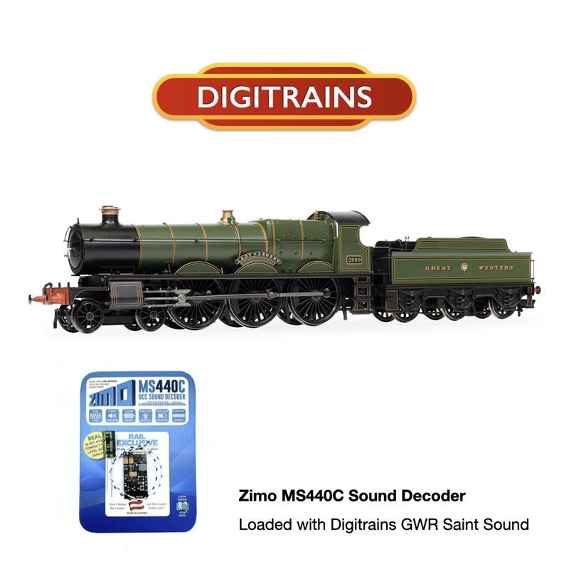 ZIMO MS Sound Decoder For Hornby GWR Saint/ Lady of Legend 21 Pin