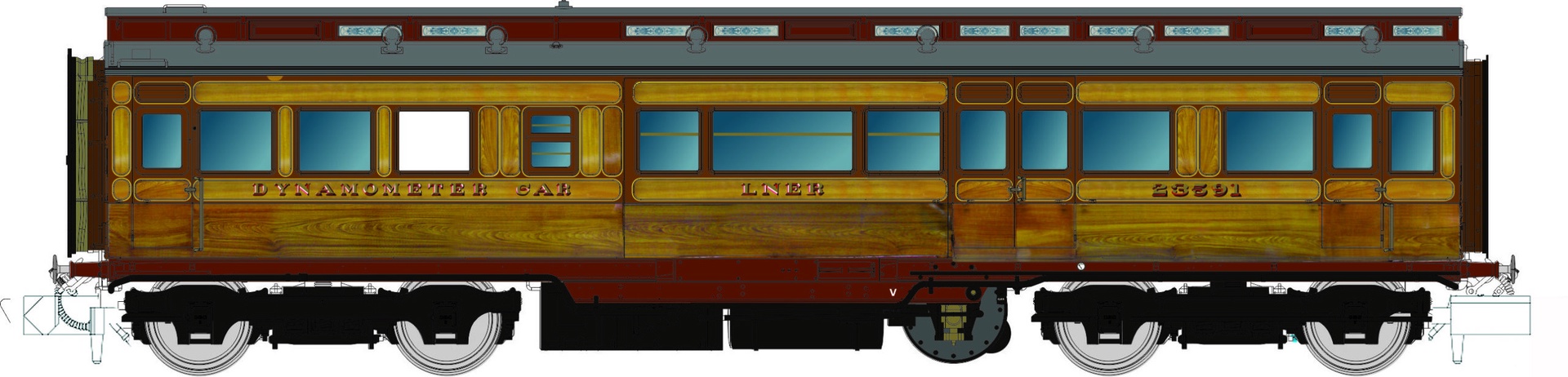 Rapido 955001 N Gauge LNER Dynamometer Car No.23591 img