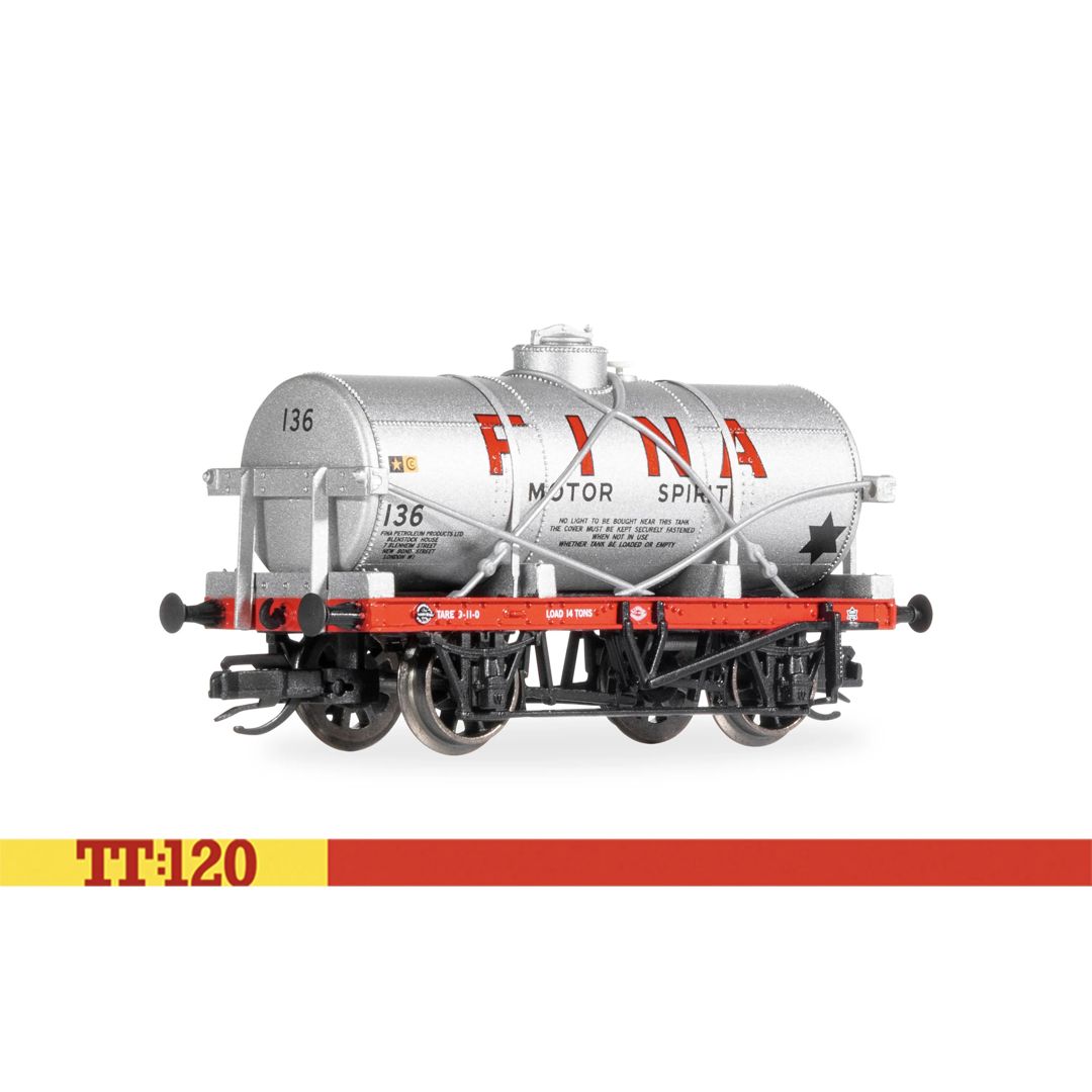 Hornby TT6047 TT Gauge Fina '136' - 12T Tank Wagon
