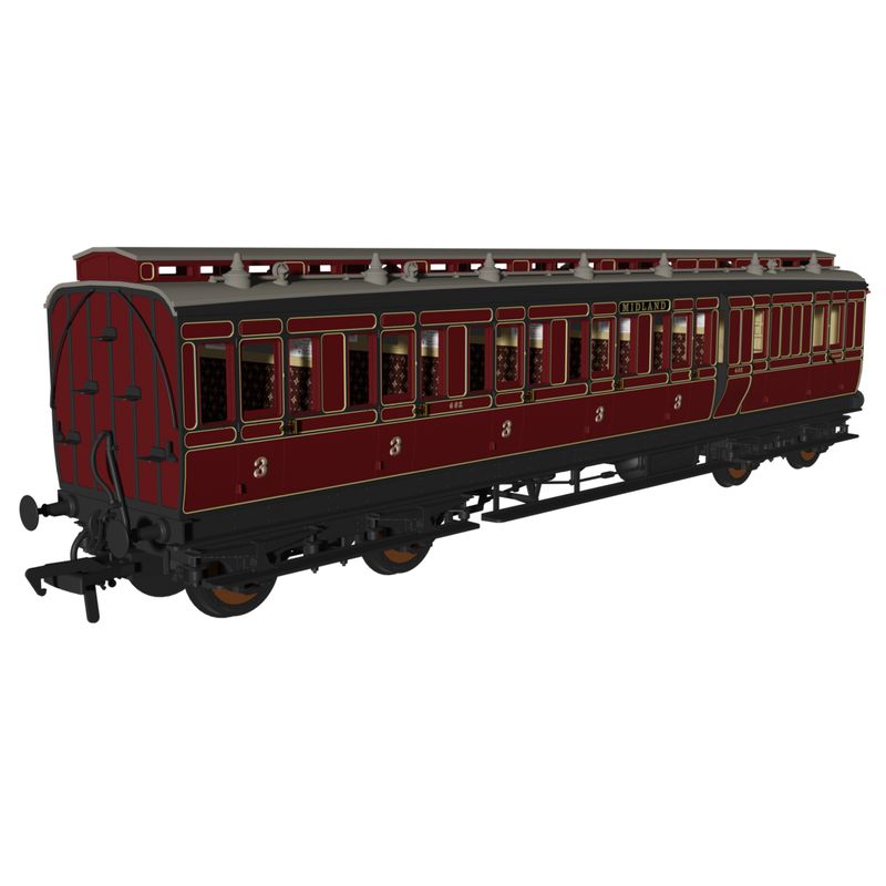 Rapido 978006 OO Gauge Evolution Non-Corridor Brake Coach Third