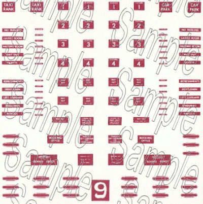Gaugemaster Tiny Signs TSN9LM BR (London Midland Region) Station Signs