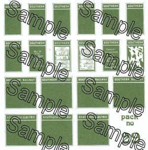 Gaugemaster Tiny Signs TSOO29 OO Gauge Southern Poster Boards