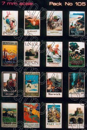 Gaugemaster Tiny Signs TSO105 LNER Travel Posters Small
