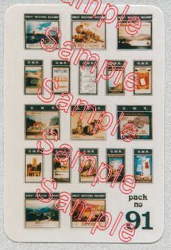 Gaugemaster Tiny Signs TSN91 N Gauge GWR Travel Posters