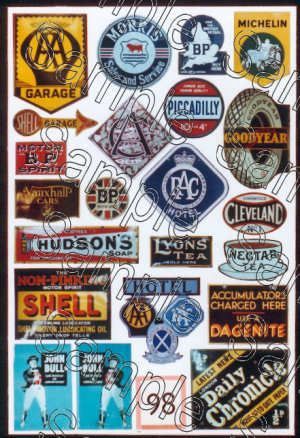 Gauagemaster Tiny Signs TSO98 Enamel Advert Signs