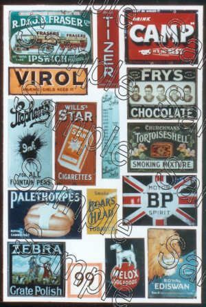 Gaugemaster Tiny Signs TSO99 O Gauge Enamel Advert Signs