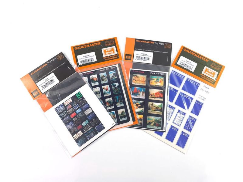 Gaugemaster Tiny Signs GMTS707 O Gauge LNER Themed Signage Set