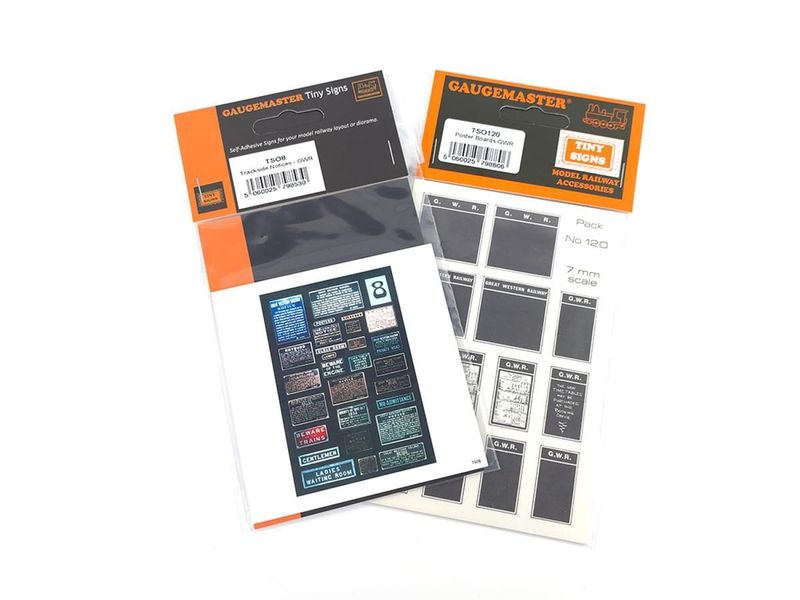 Gaugemaster Tiny Signs GMTS705 GWR Themed Signage Set