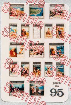 Gaugemaster Tiny Signs TSN95 N Gauge  BR Travel Posters