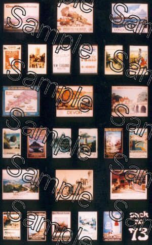 Gaugemaster Tiny Signs TSOO73 OO Gauge GWR Travel Posters