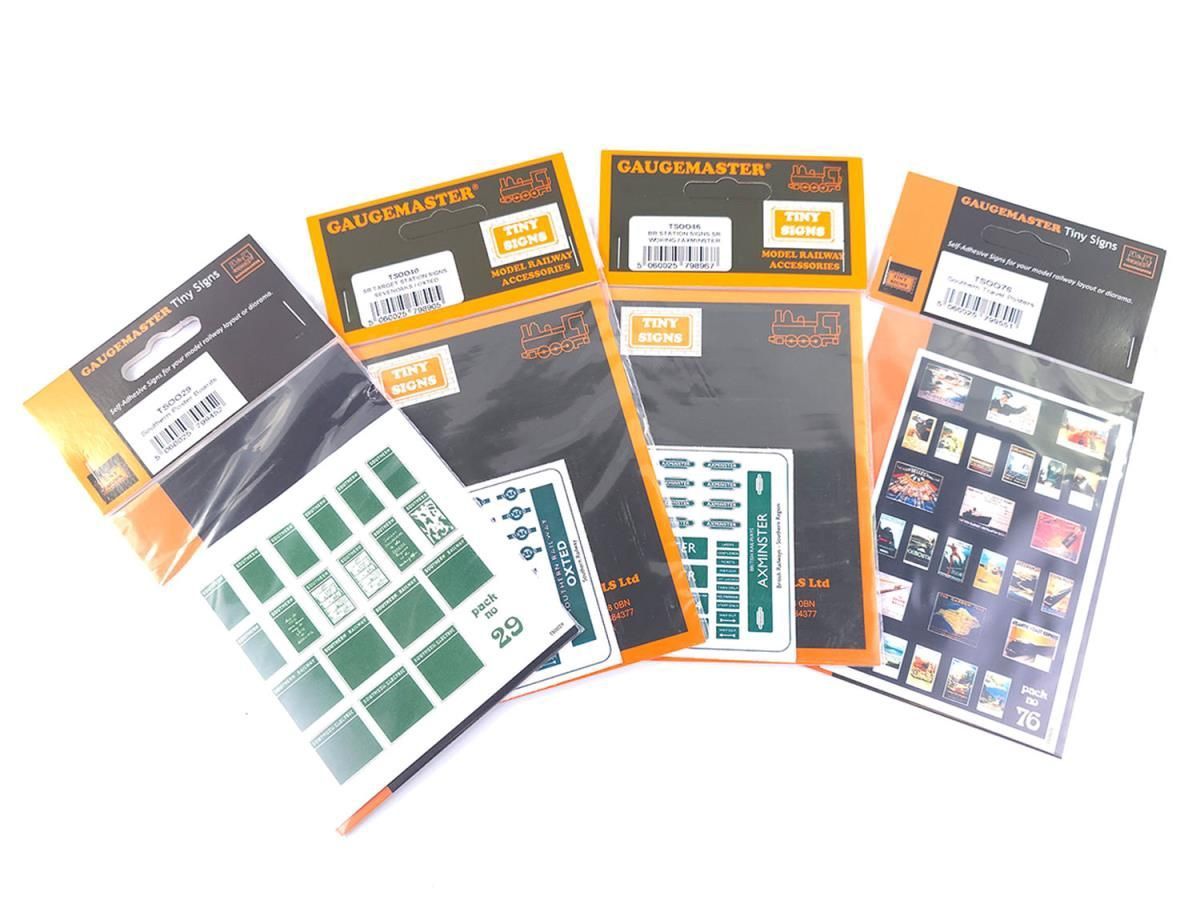 Gaugemaster Tiny Signs GMTS409  OO Gauge SR Themed Signage Se