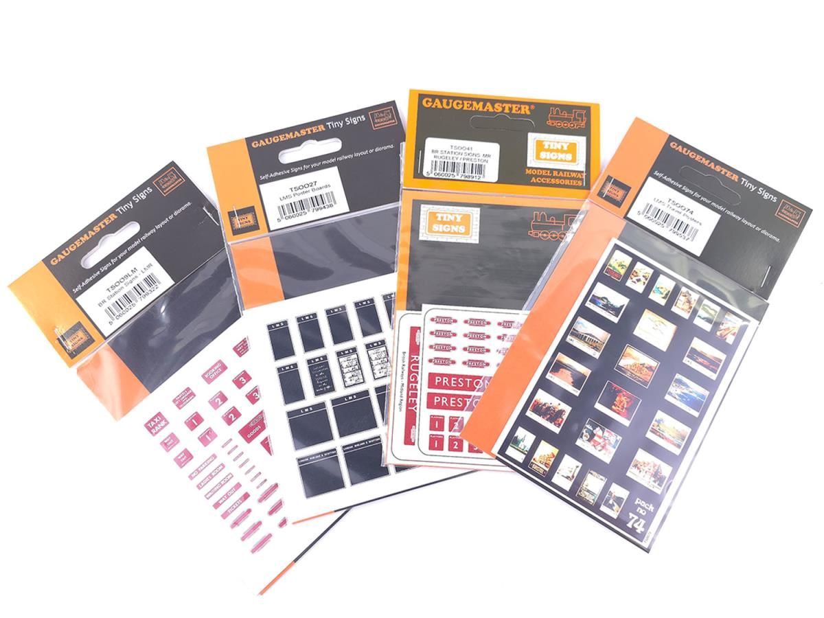 Gaugemaster Tiny Signs GMTS406 OO Gauge LMS Themed Signage Set