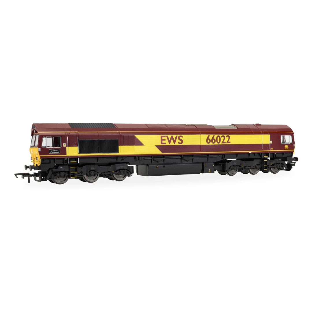 Hornby R30532 OO Gauge RailRoad: EWS - Class 66 - 'Lafarge Charnwood' 66022