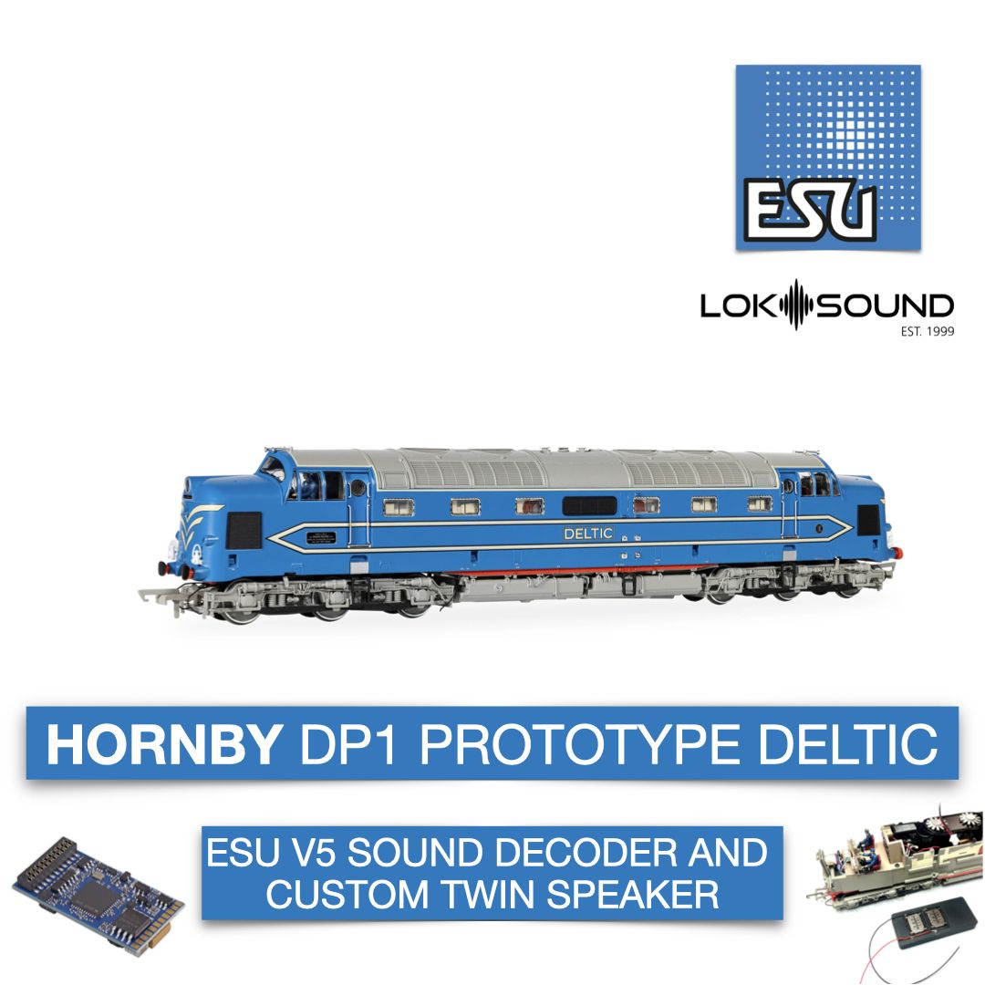 ESU V5 Sound Decoder and Speaker For Hornby DP1 Deltic Prototype