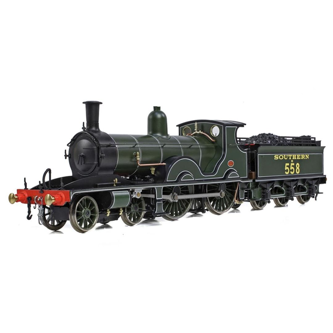 EFE Rail E85025 OO Gauge LSWR Adams T3 558 SR Lined Maunsell Green