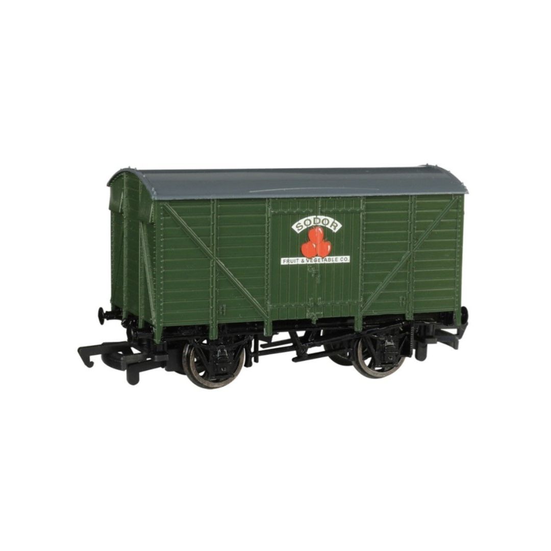 Bachmann 77012BE OO Gauge Thomas and Friends Ventilated Van (Sodor Fruit &amp; Vegetable Co.)