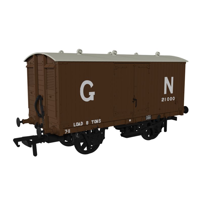 Rapido 930002 OO Gauge GNR 8 Ton Van – GN Livery No.21000