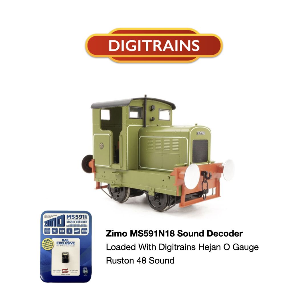 Zimo Sound Decoder For O Gauge Heljan Ruston 48