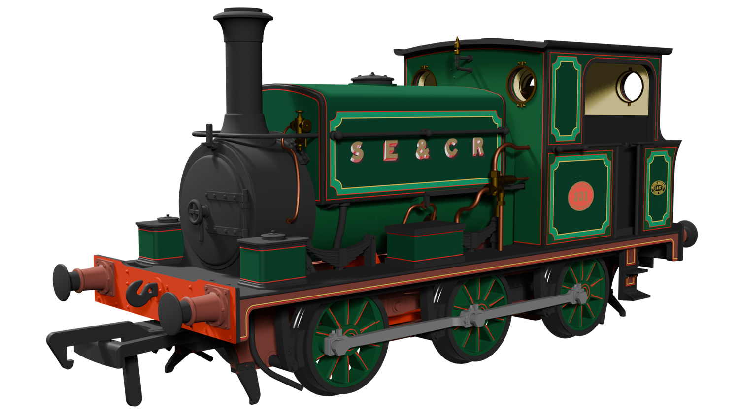 Rapido OO Gauge 960009 Manning Wardle L Class – SECR No.331 (what-if)