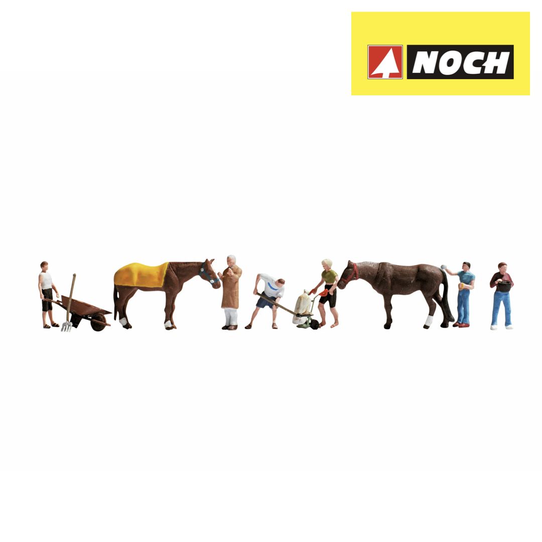Noch HO 15634 Stable Work Figures
