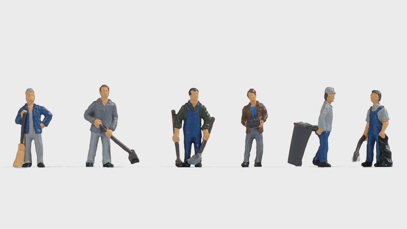 Noch 45116 TT120 Caretakers (6) Figure Set