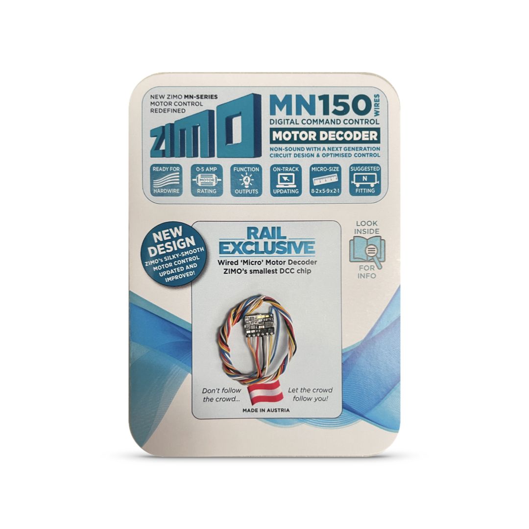 Zimo MN150 4 Function Wires Only Motor Decoder Zimo MN150 4 Function Wires Only Motor Decoder