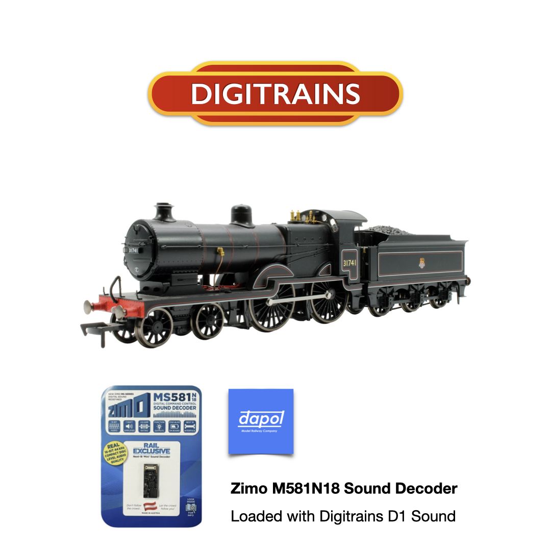ZIMO MS Sound Decoder For Dapol OO Gauge D1