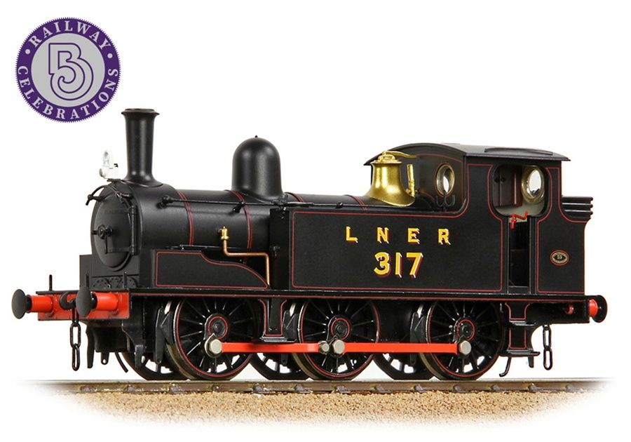 Bachmann 31-066 OO Gauge NER E (J71) Tank 317 LNER Lined Black