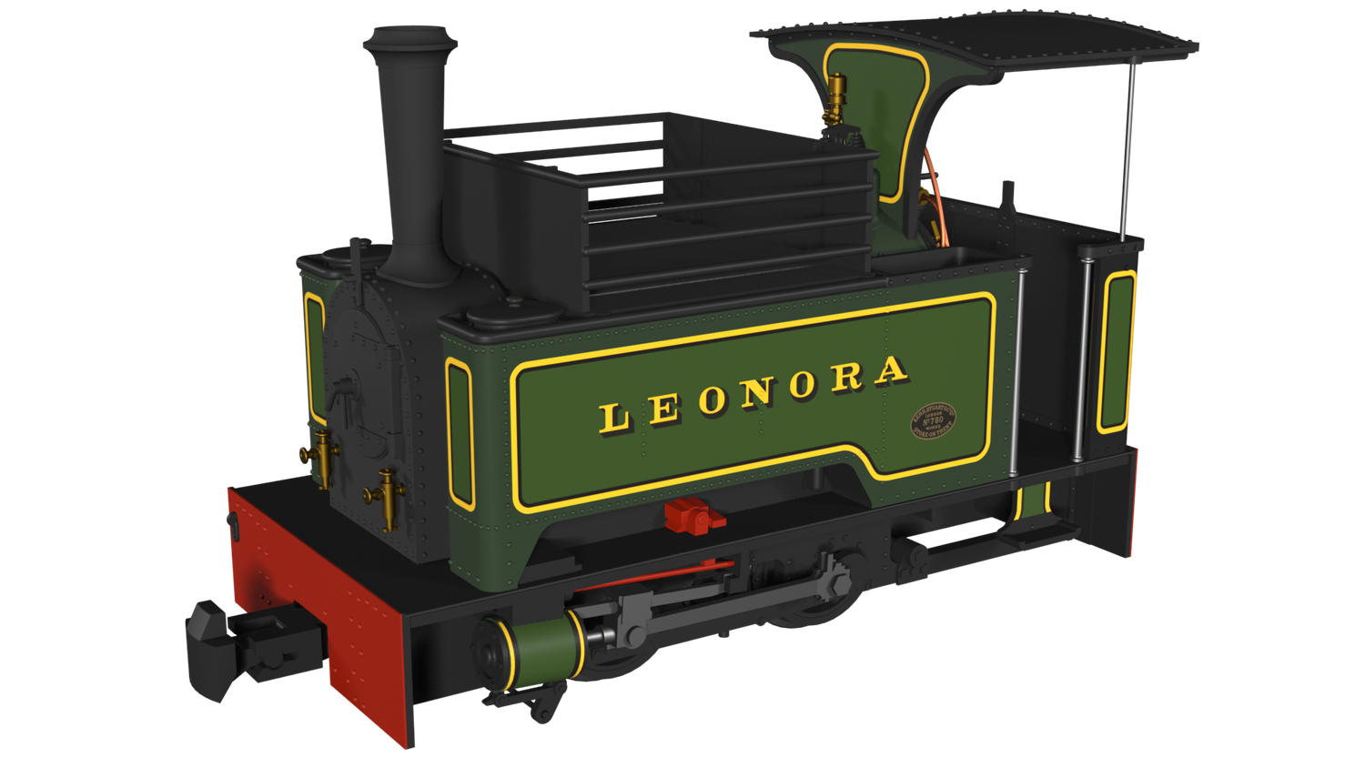 Rapido OO9 Gauge 986002 - Kerr Stuart Sirdar - Lined Green - DCC Ready