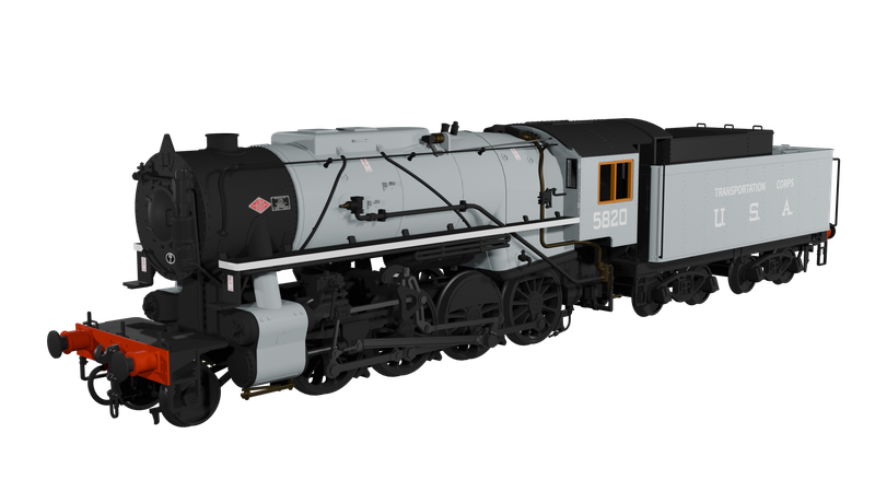 Rapido 926006 OO Gauge USATC S160 No.5820 ‘Big Jim’ (as preserved)