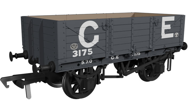 Rapido OO Gauge - 972003 - GER Dia.17 5-plank – GER No.3175